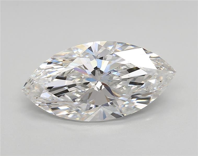 4.01ct F VVS2 Rare Carat Ideal Cut Marquise Lab Grown Diamond