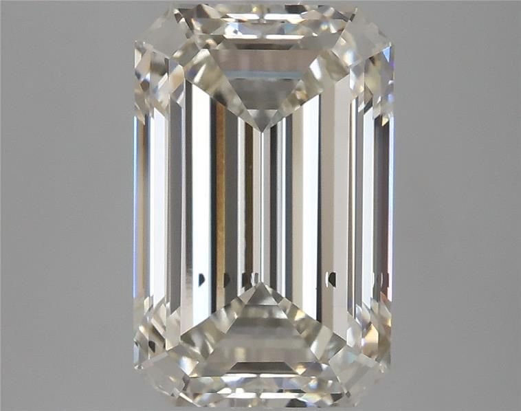 4.55ct J SI1 Good Cut Emerald Lab Grown Diamond