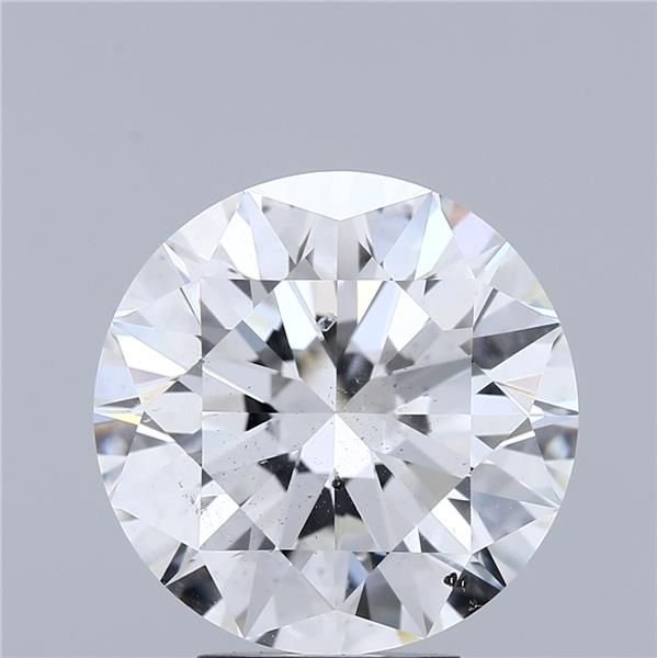 5.01ct G SI2 Rare Carat Ideal Cut Round Diamond