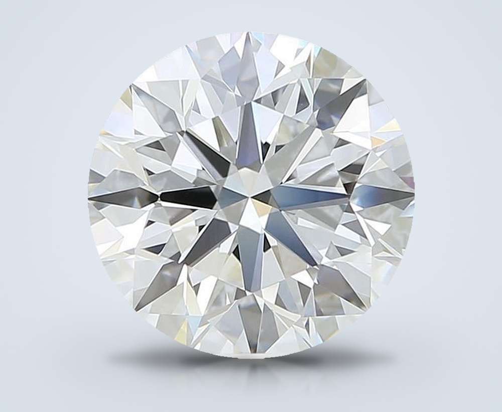6.20 Carat Round Lab Diamond