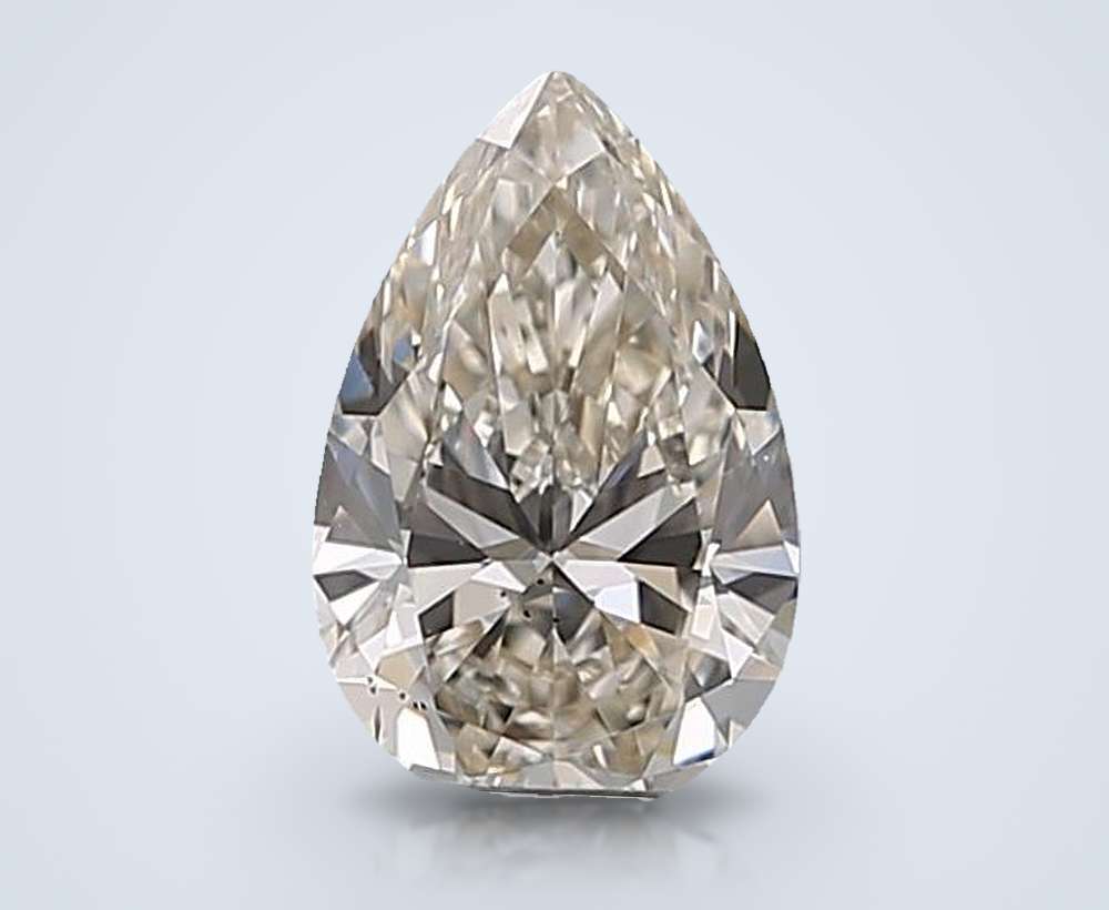 0.72 Carat Pear Natural Diamond