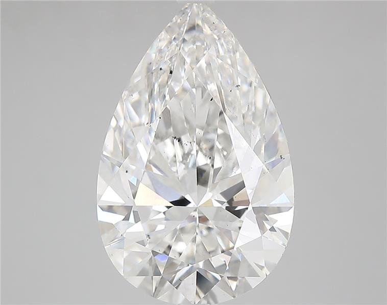 7.07ct G SI1 Rare Carat Ideal Cut Pear Lab Grown Diamond