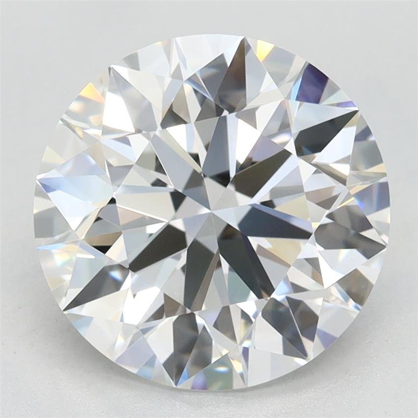 3.36ct E VVS1 Rare Carat Ideal Cut Round Lab Grown Diamond