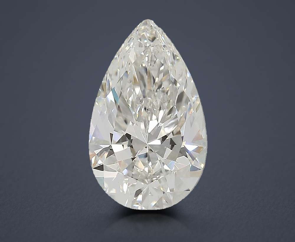 2.92 Carat Pear Lab Diamond