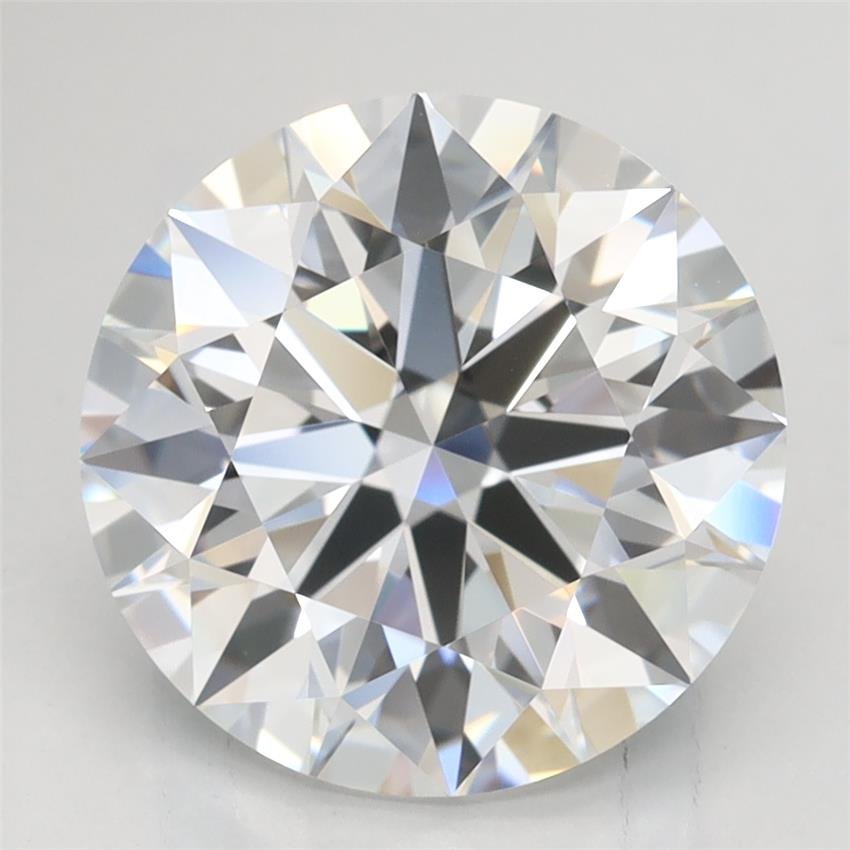 3.42ct D FL Rare Carat Ideal Cut Round Lab Grown Diamond
