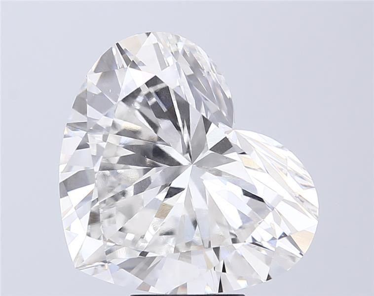 9.02ct F VS1 Very Good Cut Heart Lab Grown Diamond