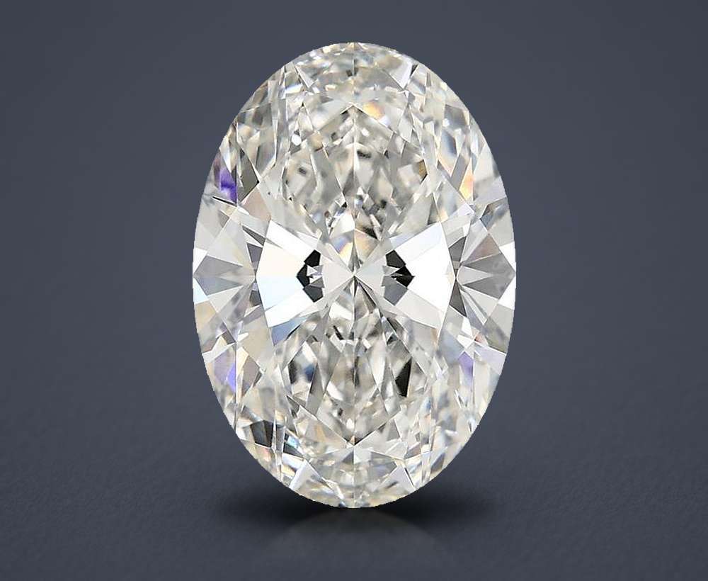 3.86 Carat Oval Lab Diamond