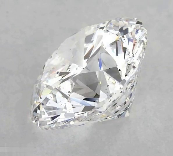 3.51ct D SI2 Rare Carat Ideal Cut Round Diamond