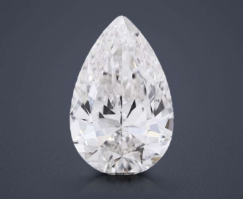 3.90 Carat Pear Lab Diamond