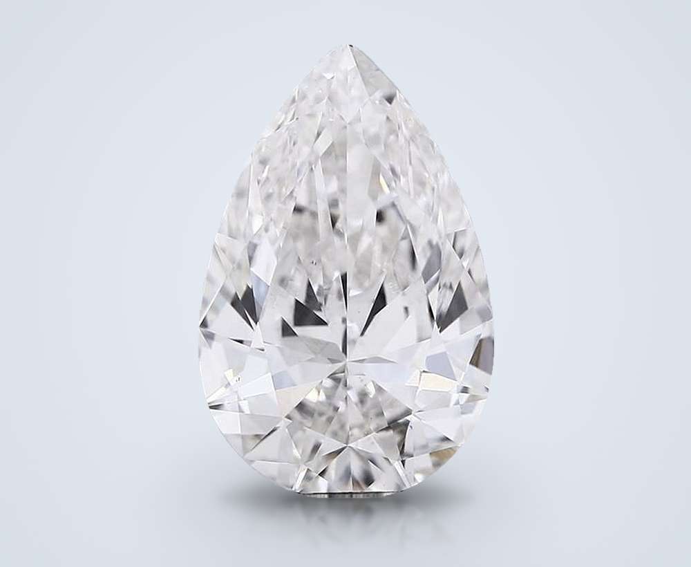 3.90 Carat Pear Lab Diamond
