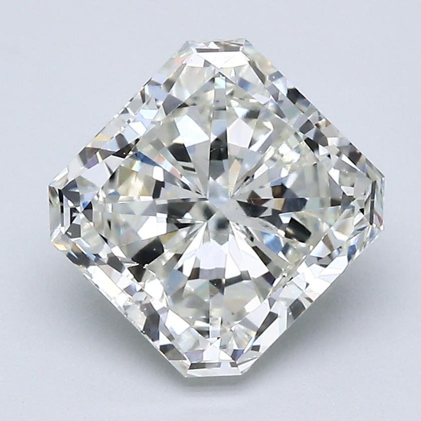 3.01ct J SI2 Very Good Cut Radiant Diamond