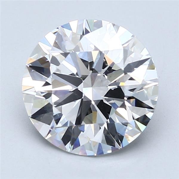 2.88ct E SI1 Rare Carat Ideal Cut Round Lab Grown Diamond