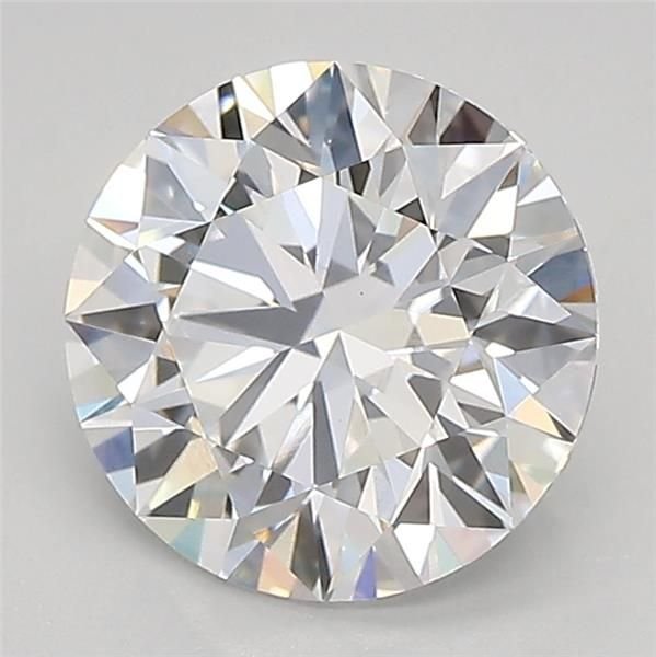 2.18ct D VVS2 Rare Carat Ideal Cut Round Lab Grown Diamond