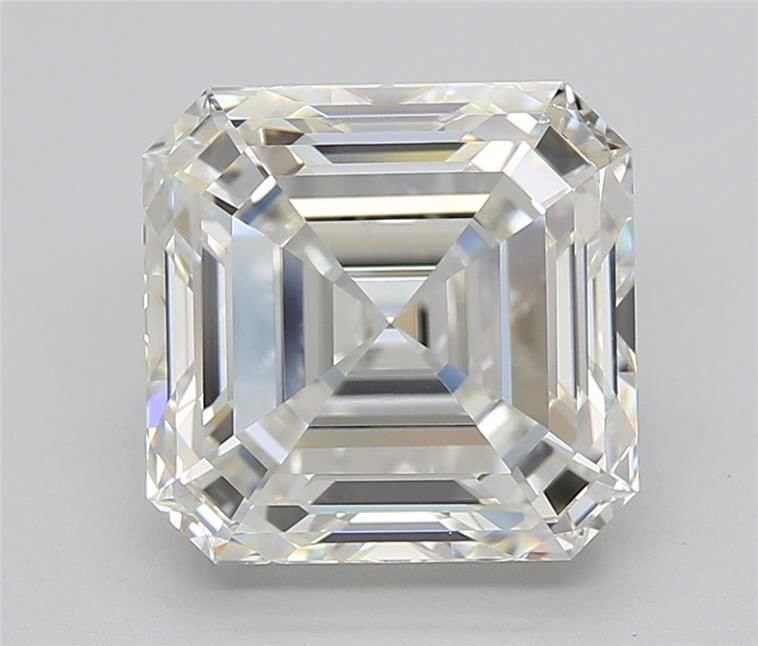8.12ct H VVS2 Rare Carat Ideal Cut Asscher Diamond