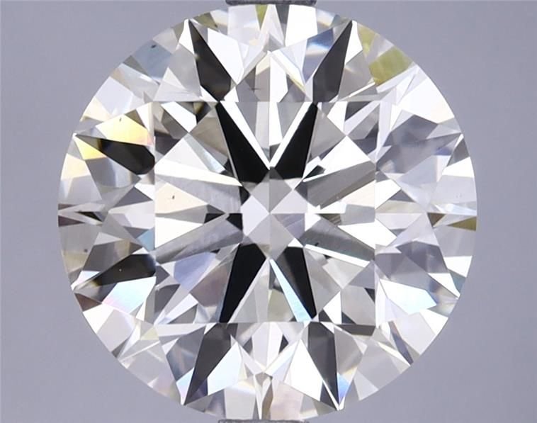 3.71ct J VS1 Rare Carat Ideal Cut Round Lab Grown Diamond