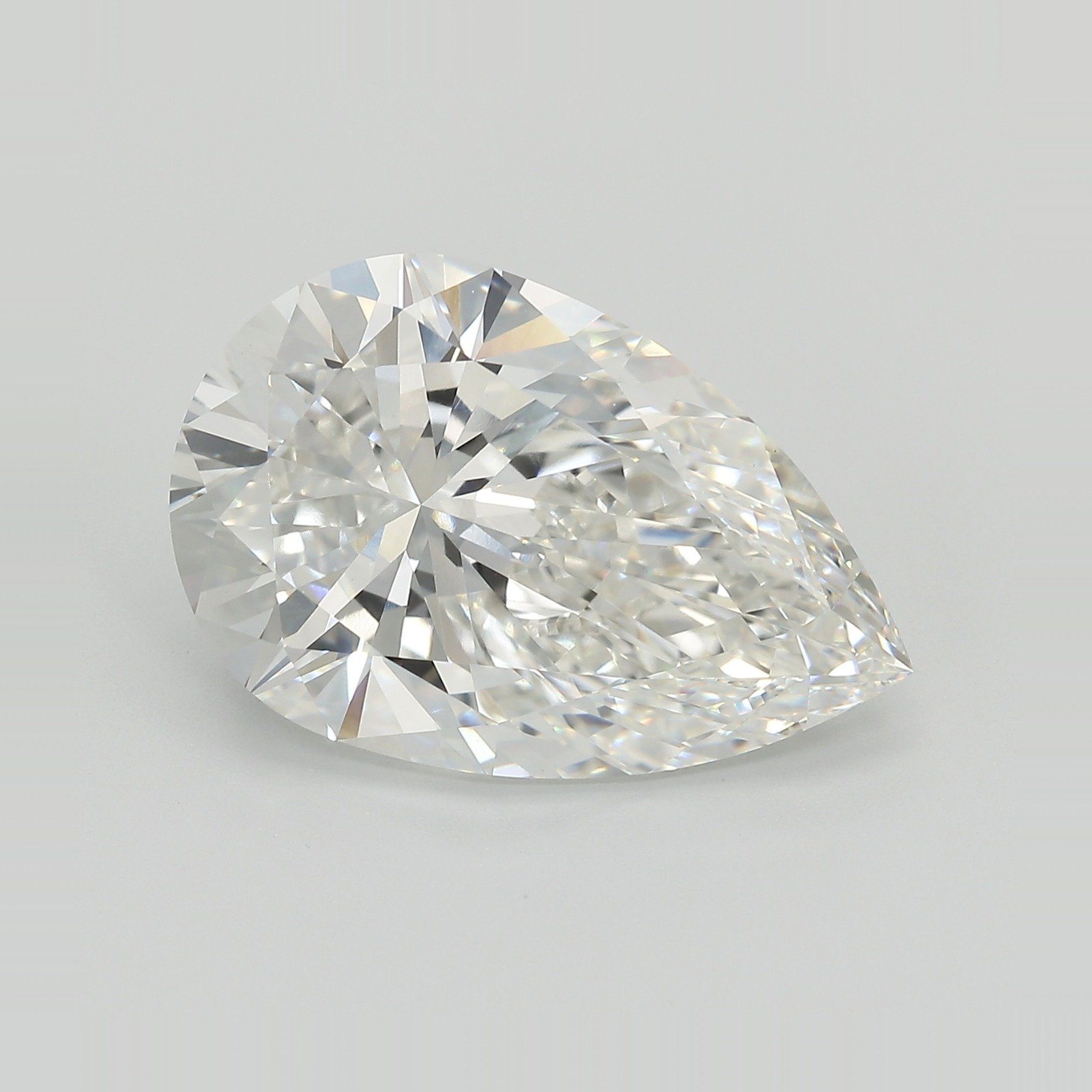 10.28ct F VVS2 Rare Carat Ideal Cut Pear Lab Grown Diamond