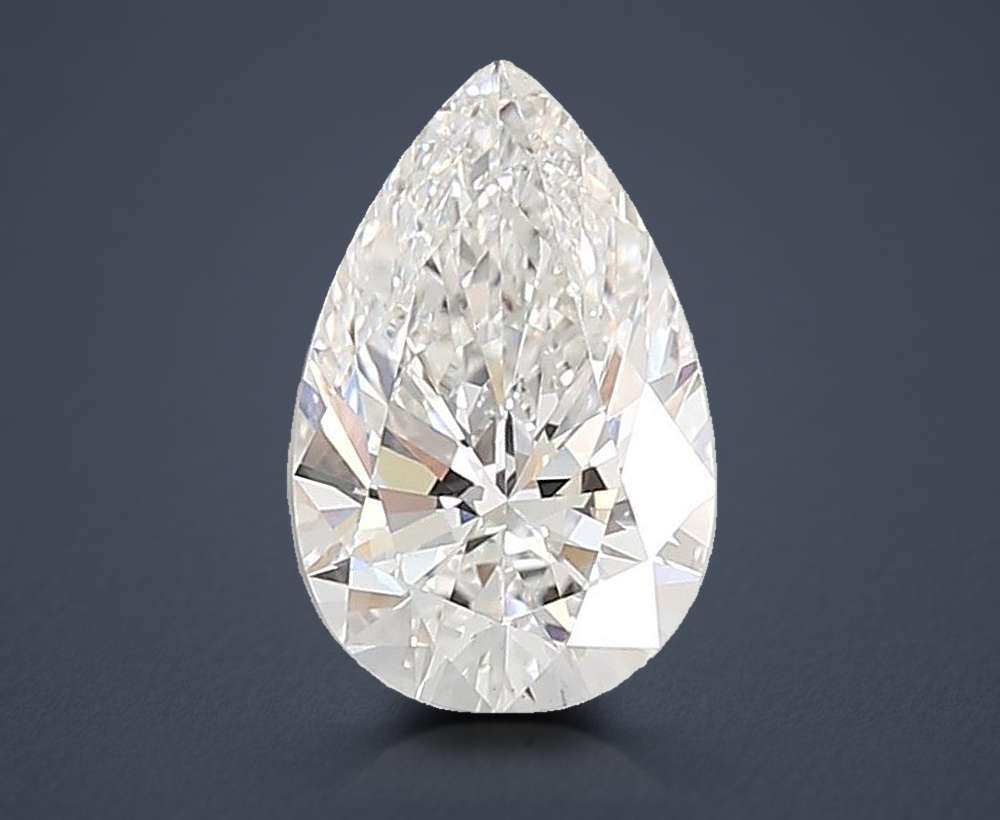 4.07 Carat Pear Lab Diamond