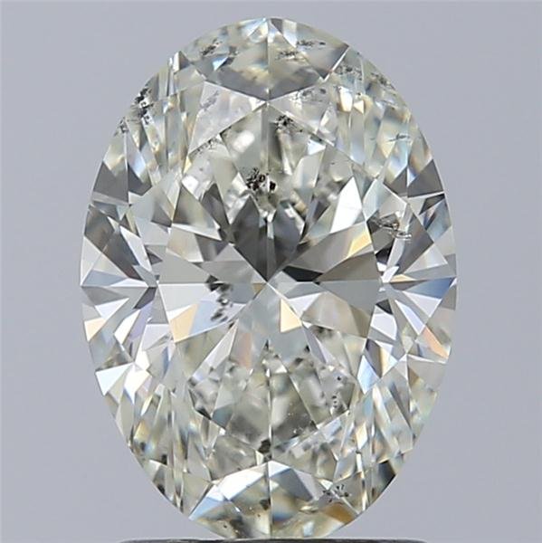 1.52ct I SI2 Rare Carat Ideal Cut Oval Diamond