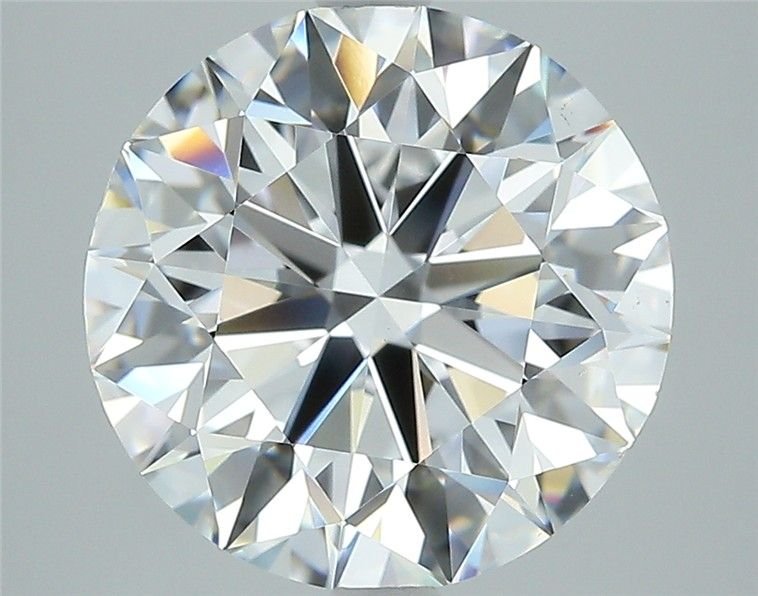 5.01ct E VS2 Rare Carat Ideal Cut Round Diamond