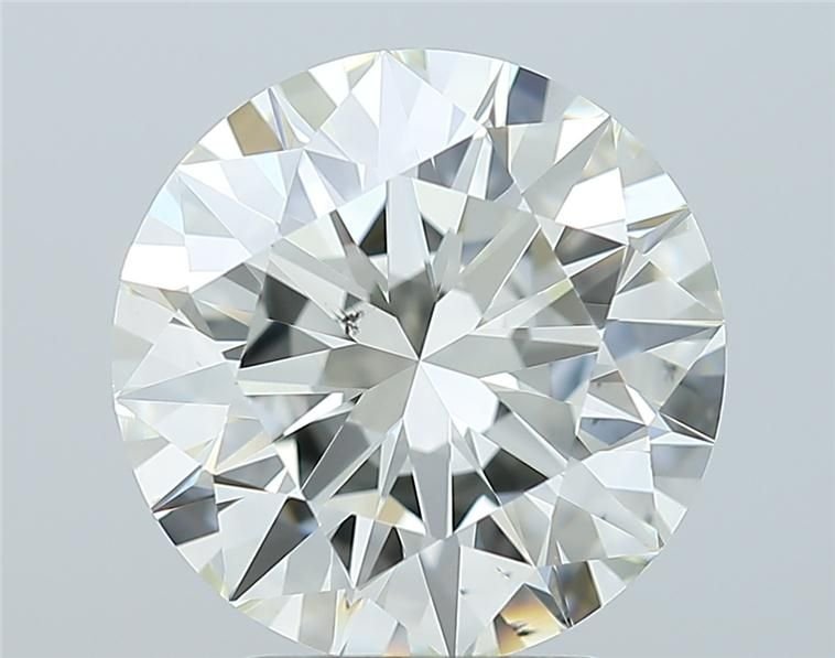3.14ct K SI1 Excellent Cut Round Diamond