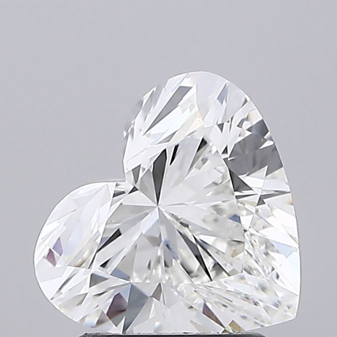 1.90ct G VVS2 Rare Carat Ideal Cut Heart Lab Grown Diamond