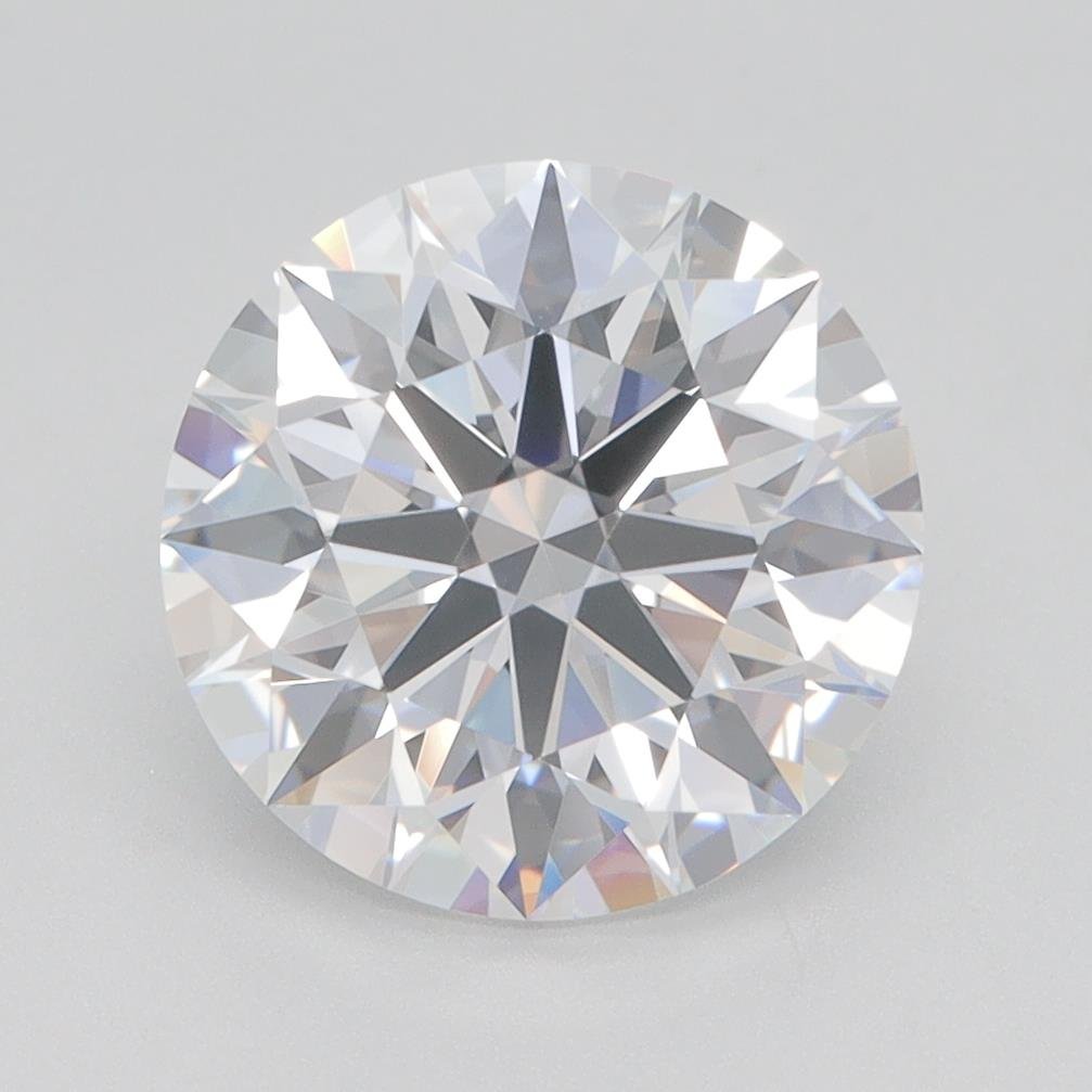 3.03ct E VVS1 Rare Carat Ideal Cut Round Lab Grown Diamond