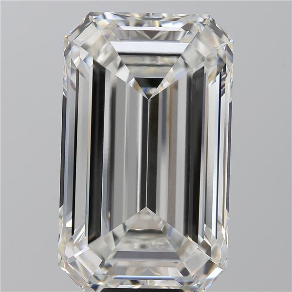 15.14ct F VVS2 Rare Carat Ideal Cut Emerald Lab Grown Diamond