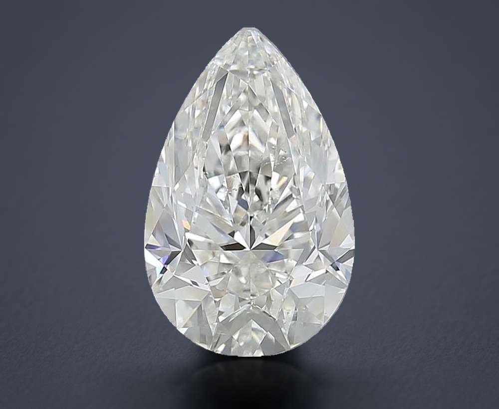 4.01 Carat Pear Natural Diamond