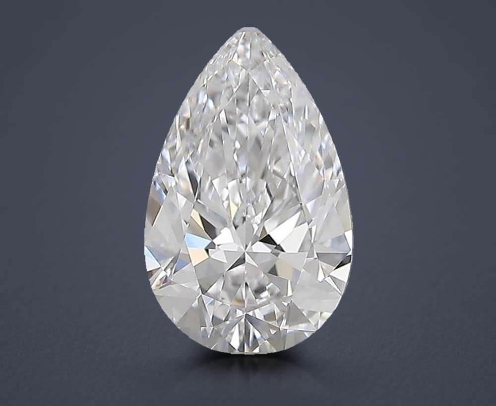1.00 Carat Pear Lab Diamond