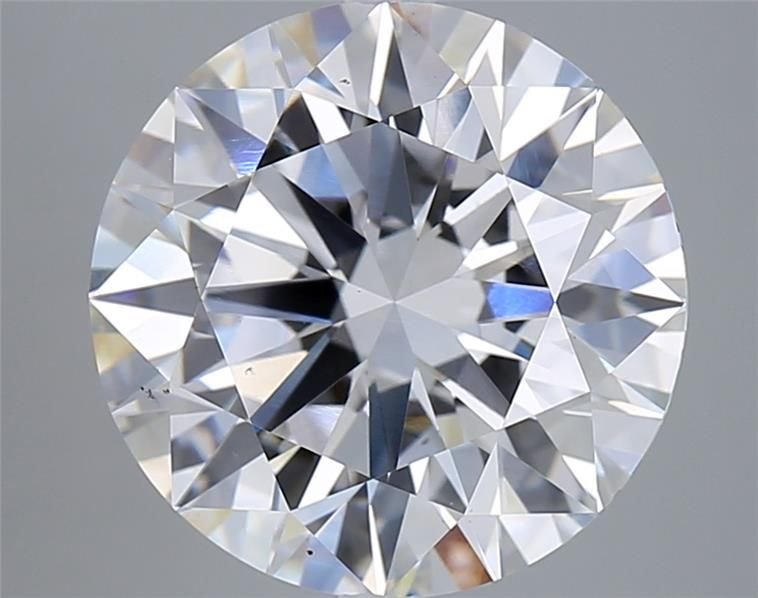 6.04ct F VS1 Rare Carat Ideal Cut Round Lab Grown Diamond