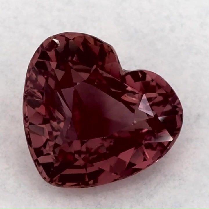 1.68 Carat Pink Heart Sapphire