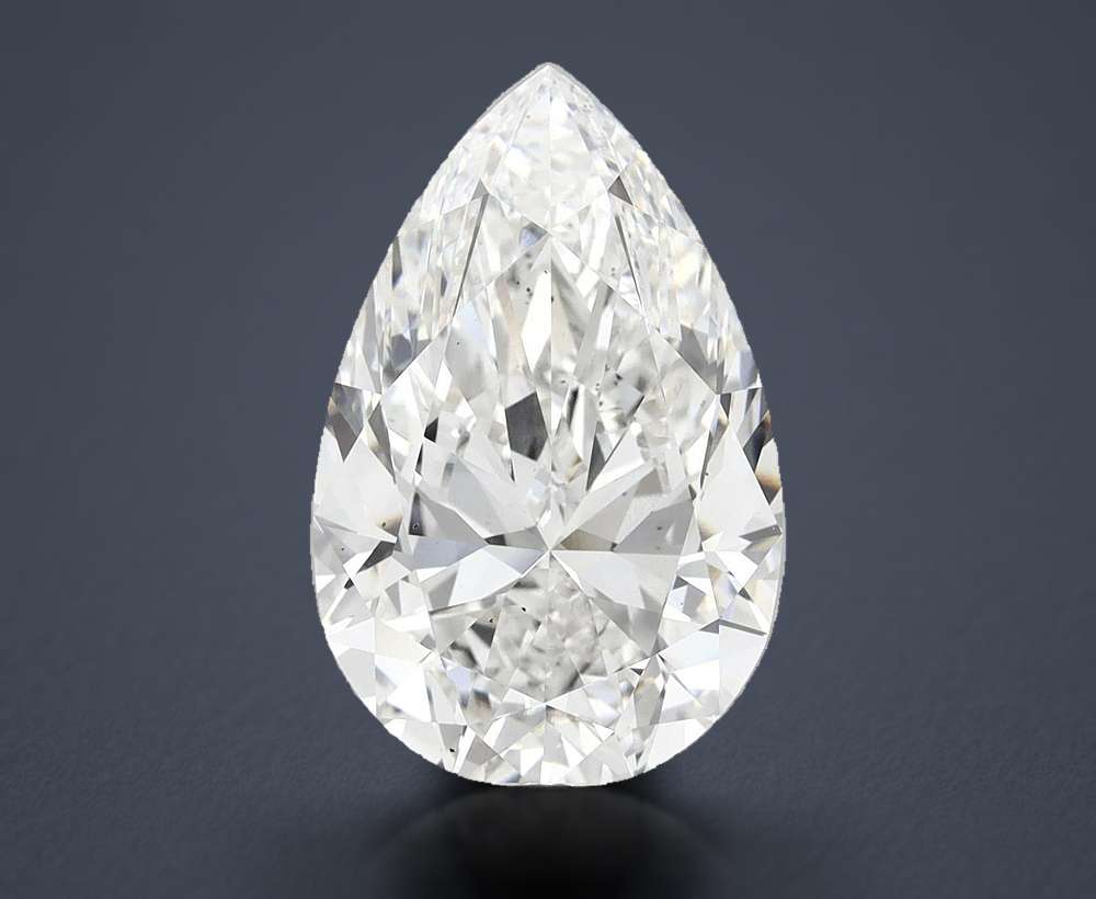 21.00 Carat Pear Lab Diamond