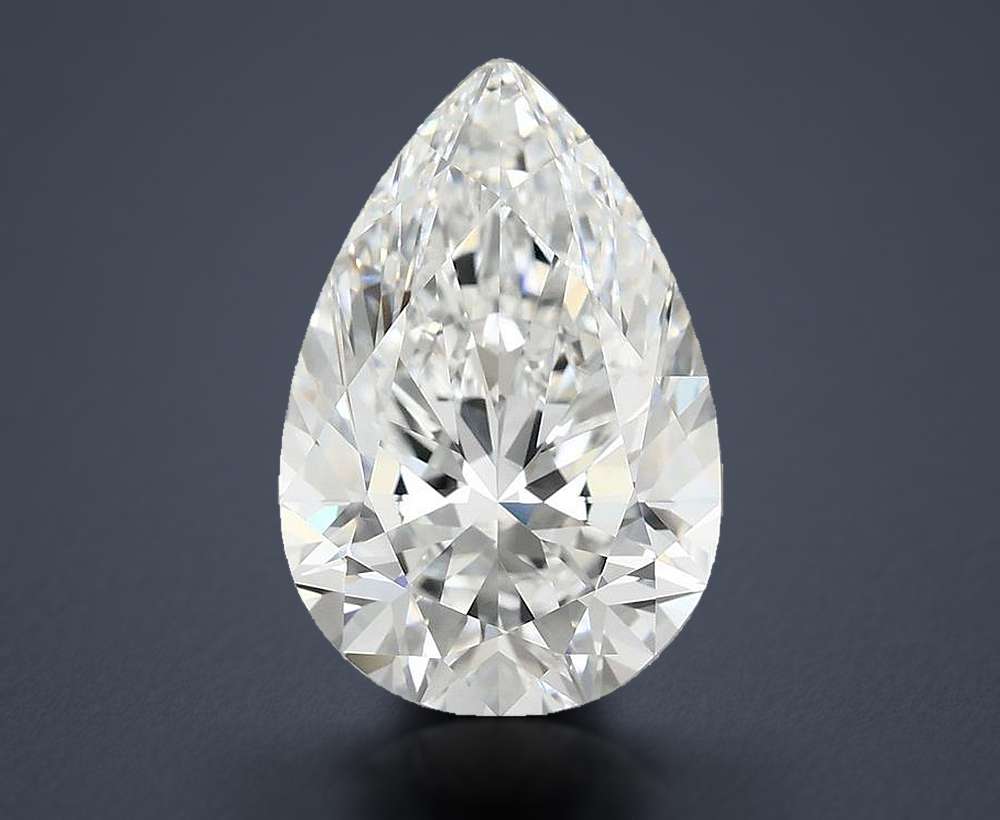 4.70 Carat Pear Lab Diamond