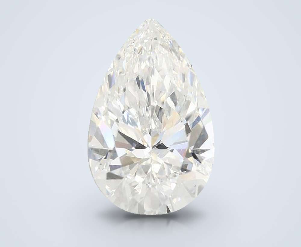 4.07 Carat Pear Lab Diamond