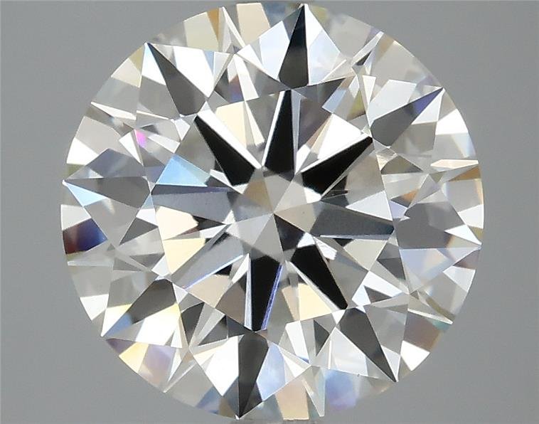 4.77ct H VVS2 Rare Carat Ideal Cut Round Lab Grown Diamond