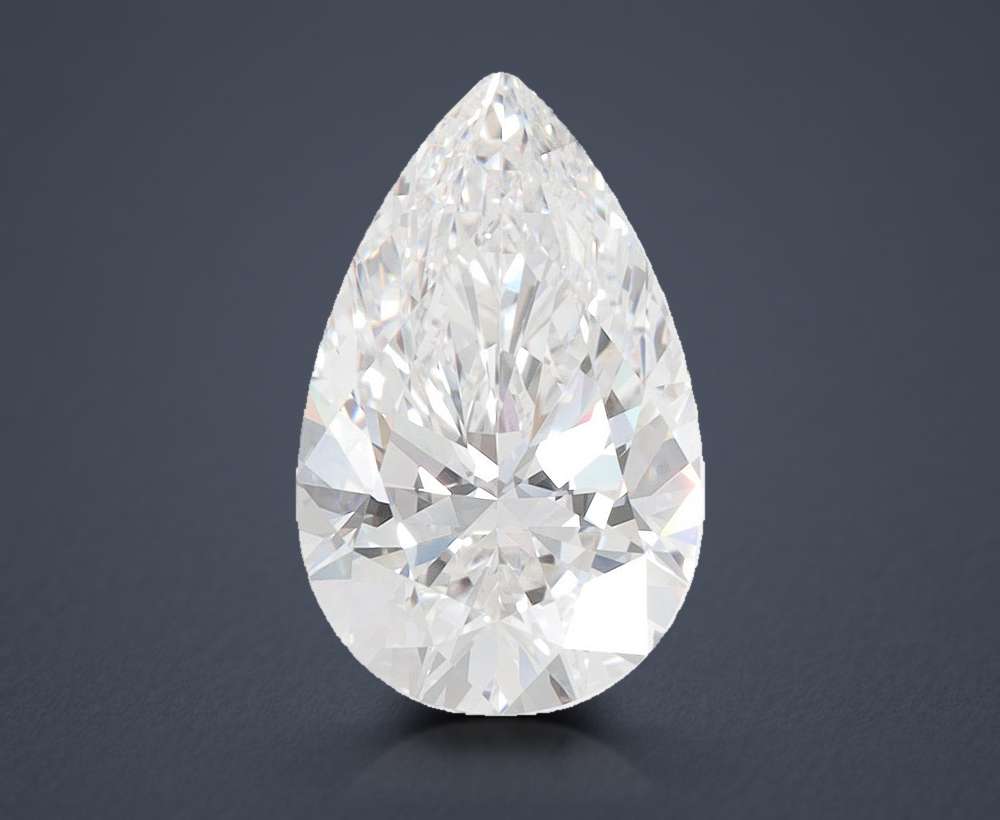 3.00 Carat Pear Lab Diamond