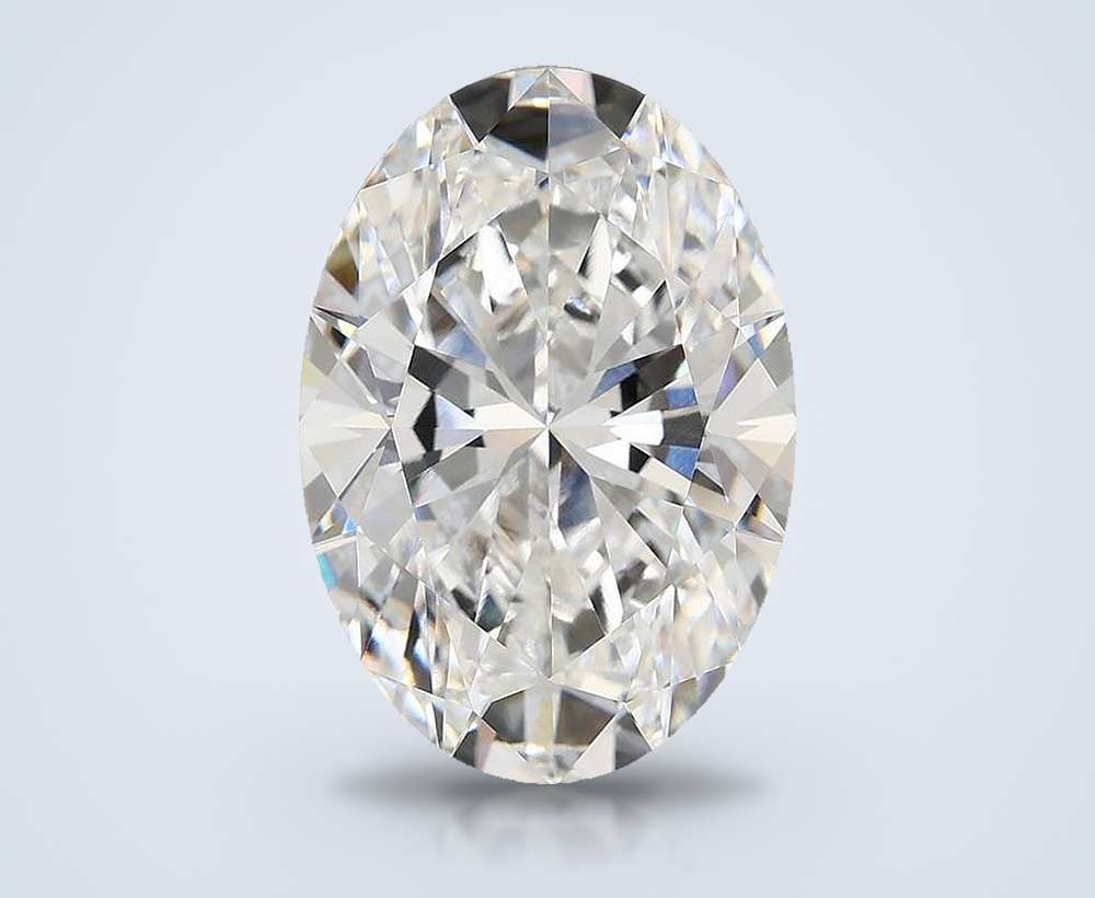 6.75 Carat Oval Lab Diamond