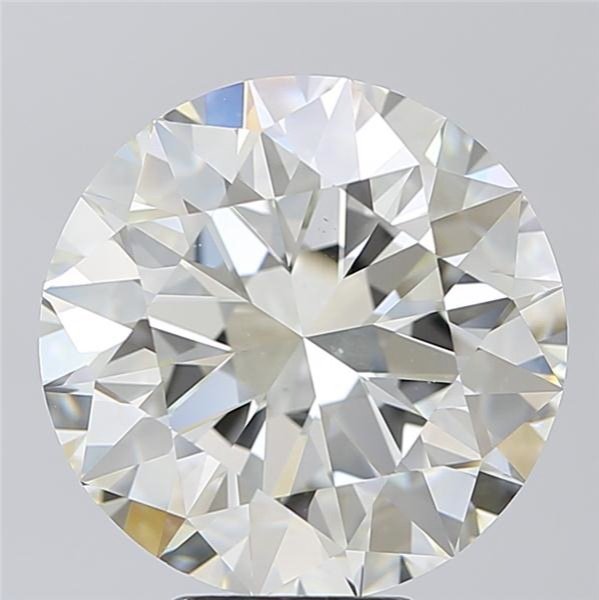 7.03ct I VS2 Rare Carat Ideal Cut Round Diamond