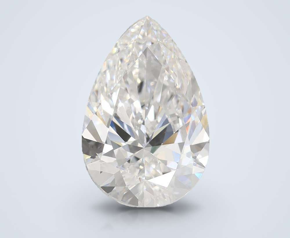 3.67 Carat Pear Lab Diamond