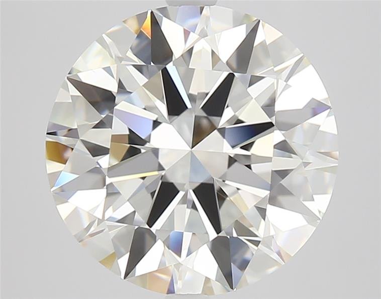 5.05ct J VVS2 Rare Carat Ideal Cut Round Diamond