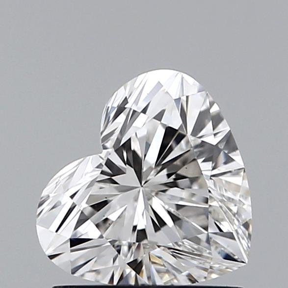 1.09ct F VS2 Rare Carat Ideal Cut Heart Lab Grown Diamond