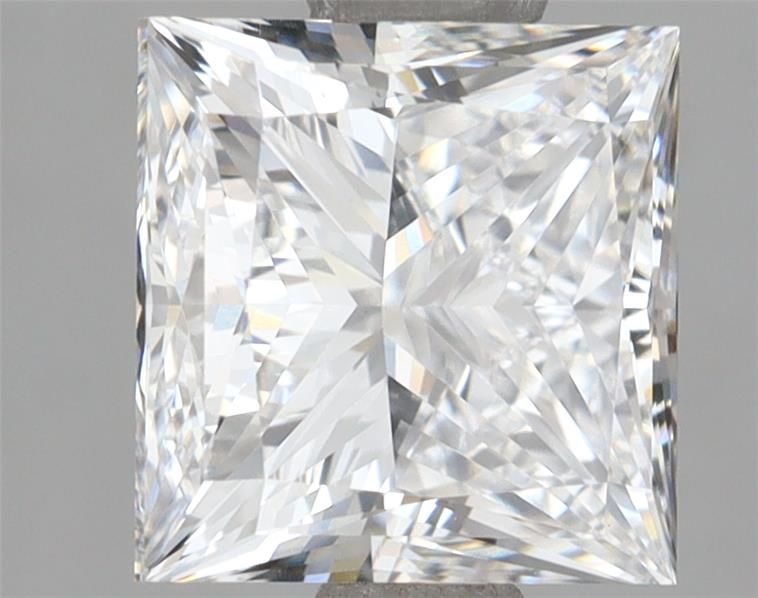 2.40ct E VVS2 Rare Carat Ideal Cut Princess Lab Grown Diamond