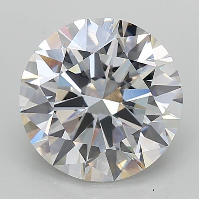 3.98ct F VVS2 Rare Carat Ideal Cut Round Lab Grown Diamond