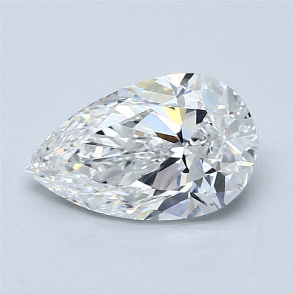 1.50ct E VS2 Rare Carat Ideal Cut Pear Diamond