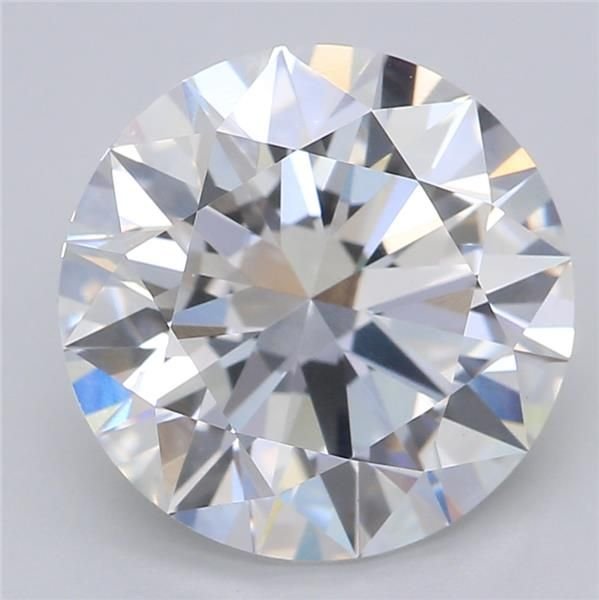 3.01ct F VVS2 Rare Carat Ideal Cut Round Lab Grown Diamond