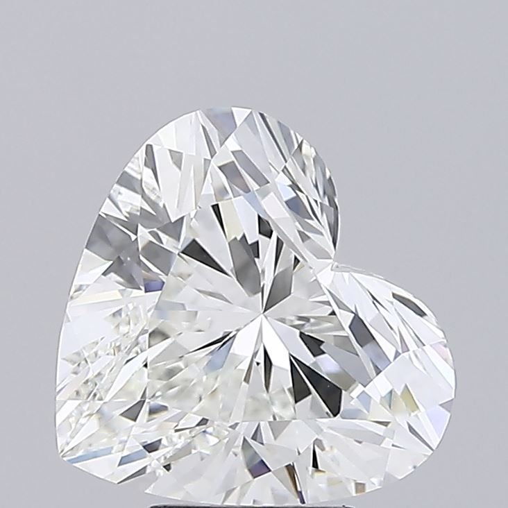 5.57ct G VVS2 Rare Carat Ideal Cut Heart Lab Grown Diamond