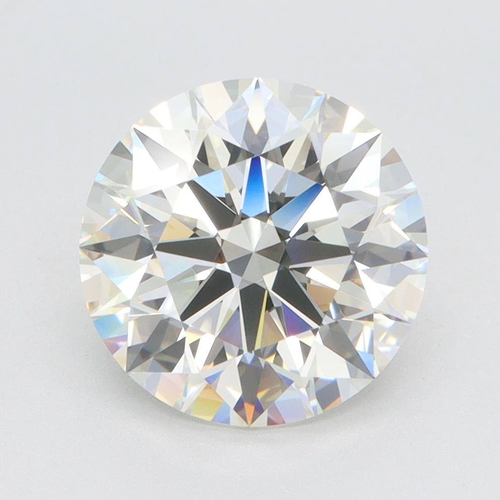 3.12ct K VVS1 Rare Carat Ideal Cut Round Lab Grown Diamond