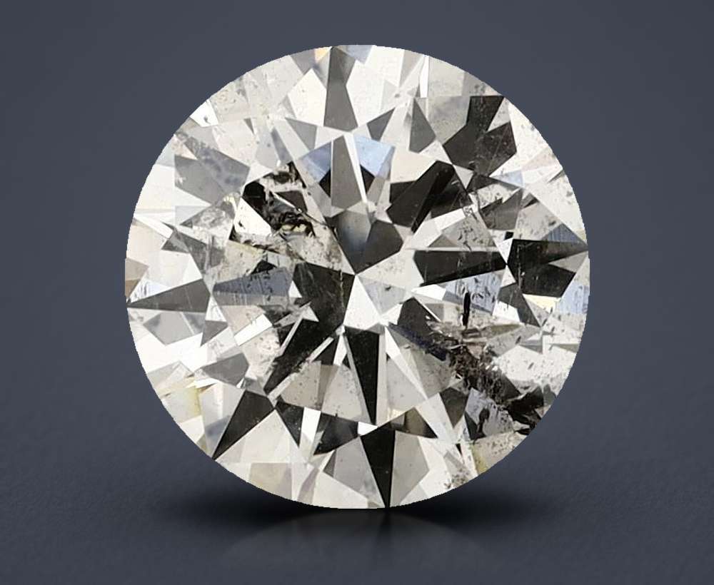 2.55 Carat Round Natural Diamond