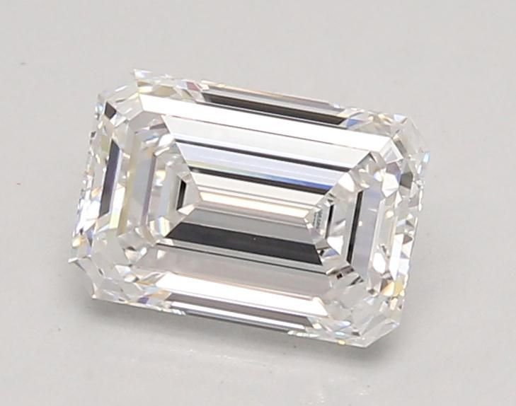1.24ct D VS1 Rare Carat Ideal Cut Emerald Lab Grown Diamond