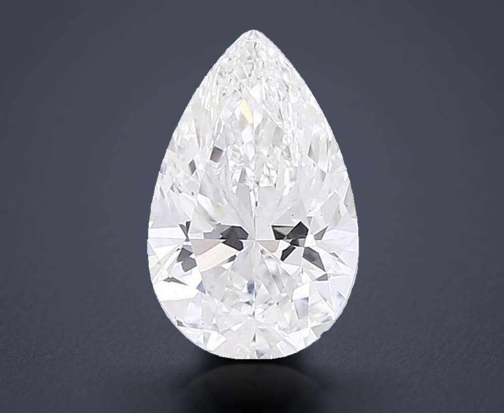 2.00 Carat Pear Lab Diamond